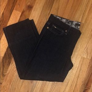 Joe’s Jeans Socialite capris-dark denim. Size 30.